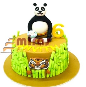 Kung Fu Panda Birthday Cake