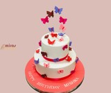 Birthday Cake Butterflies Theme