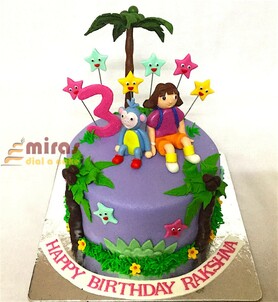 Rakshna's DORA 3rd Birthday Cake