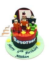 Robotboy Roblox Birthday Cake