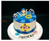 Happy Swimming Birthday Cake