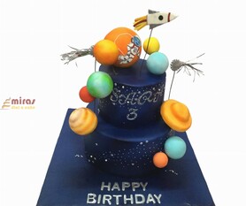 Sara's Solar System Birthday Cake