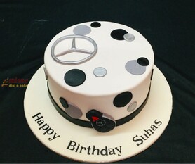 Benz Logo Birthday Cake
