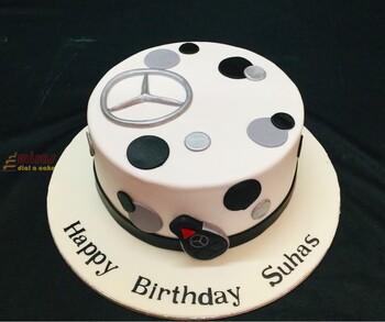 Benz Logo Birthday Cake