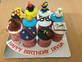 Harry Potter themed cupcakes- Set of 10