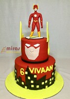Flash Theme Birthday Cake