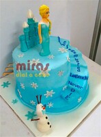 Frozen Theme Stairs Birthday Cake