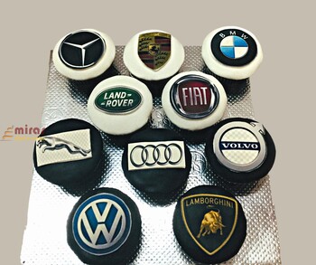 Car Logos Cupcakes