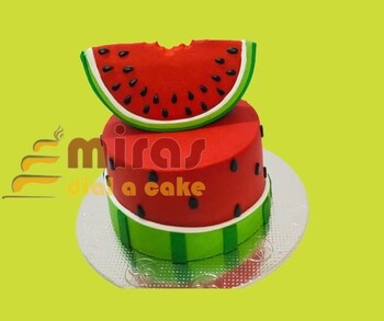 Cool Watermelon Birthday Cake
