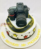 Mr Photographer  Camera Birthday Cake