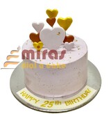 Hearts  Birthday Cake