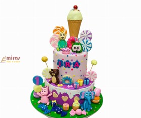 Cute Cocomelon Birthday Cake