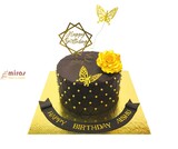 Golden Rose  Cake