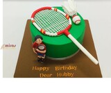 Badminton Player Birthday Cake