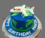 Around The World Birthday Cake