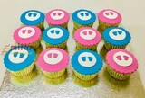 baby Shower Twins Feet Cupcakes (set of 10)