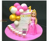 Balloons Birthday Cake