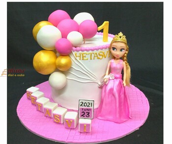 Balloons Birthday Cake