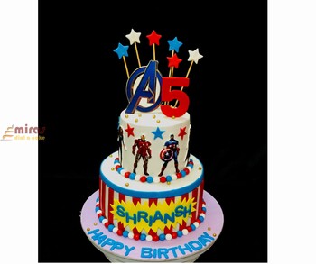 Happy 5th Avengers Birthday Cake