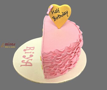 Riya's Half Birthday Cake
