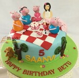 Saanvi's 5th Peppa Pig Cake