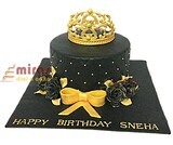 Sneha's Tiara Birthday Cake
