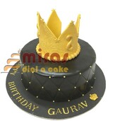 My  Crowned King Birthday Cake