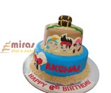 6th Pirate Birthday Cake