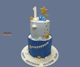 Happy 1st Teddy Birthday Cake