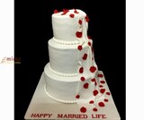 Happy Married Life Cake