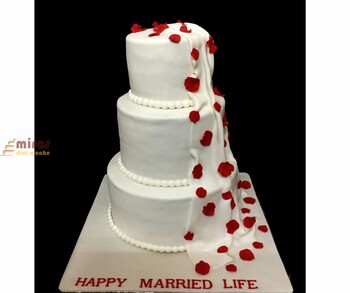 Happy Married Life Cake