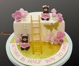 6th Month Teddy Cake