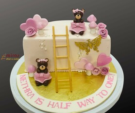 6th Month Teddy Cake