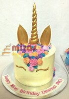Happy Birthday Unicorn theme Buttercream Cake