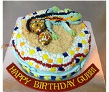 Gubbi  Mosaic Birthday Cake