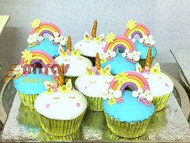 Beautiful unicorn cupcakes- set of 10