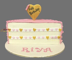 Riya's Half Birthday Cake