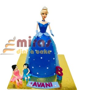 Cinderella Theme Birthday Cake