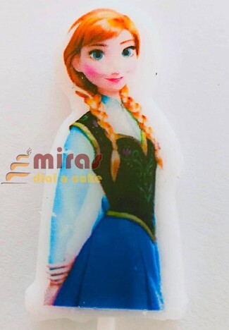 Frozen Theme Candle - Anna
