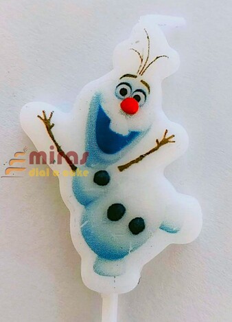 Frozen Theme Candle - Olaf