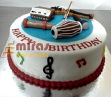Musical Instruments  Cake 1.5  Kg