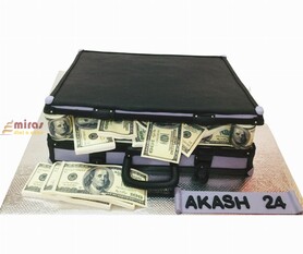 Business Briefcase Birthday Cake