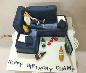 Happy Birthday Champ Designer Cake