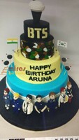 BTS Family Birthday Cake