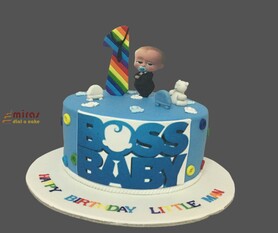 Colourful Boss Baby Birthday Cake