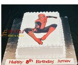 Spiderman Aarav Birthday Cake