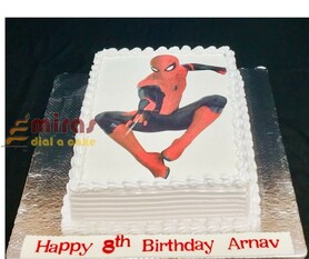 Spiderman Aarav Birthday Cake