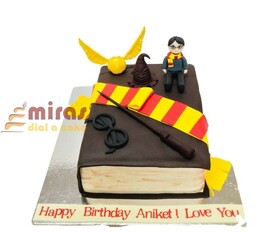 Harry Potter Book Cake