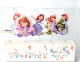 Sofia Theme Candle Set of 5