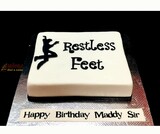 Dancing Feet Birthday Cake